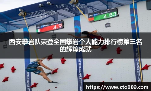西安攀岩队荣登全国攀岩个人能力排行榜第三名的辉煌成就